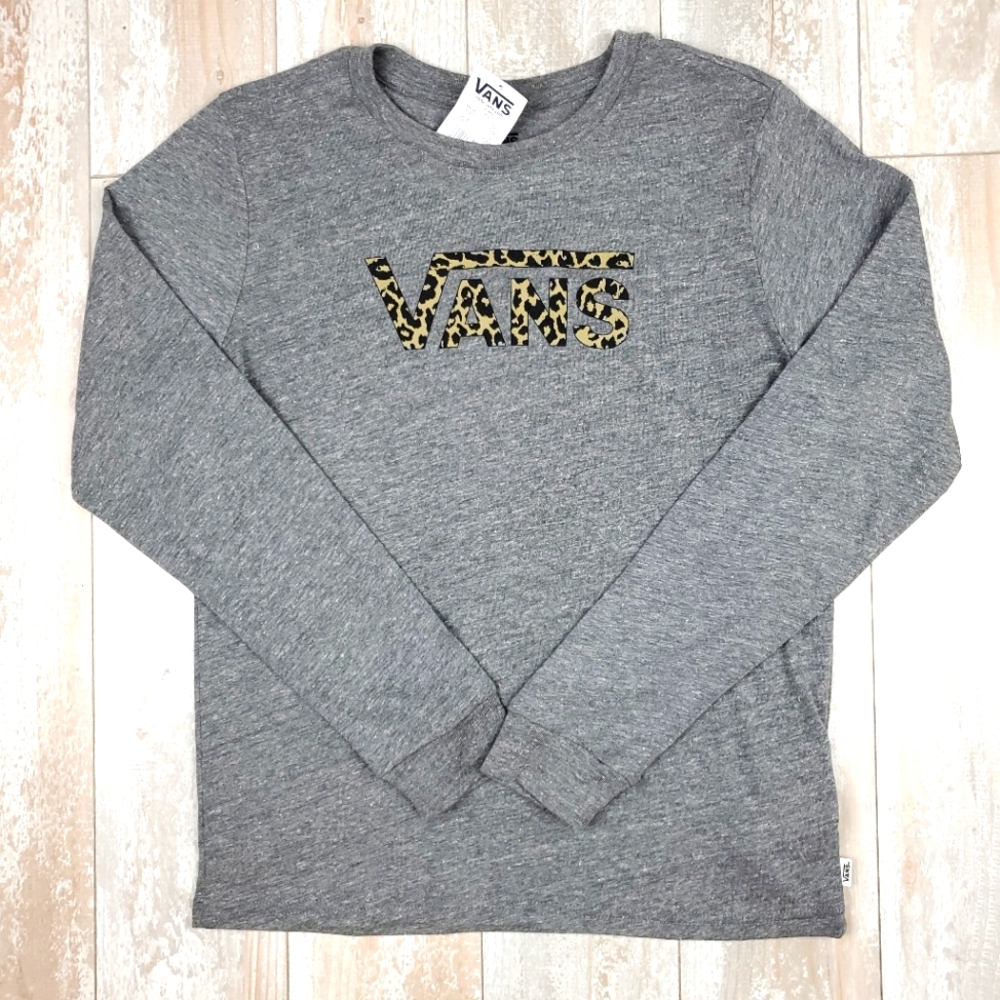 Vans Leopard V Girls LS Tee